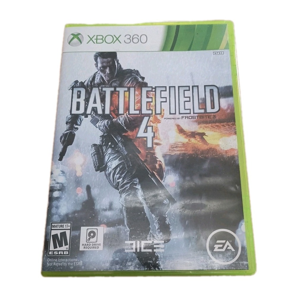 Battlefield 4 (Microsoft Xbox 360, 2013) No Manual Tested